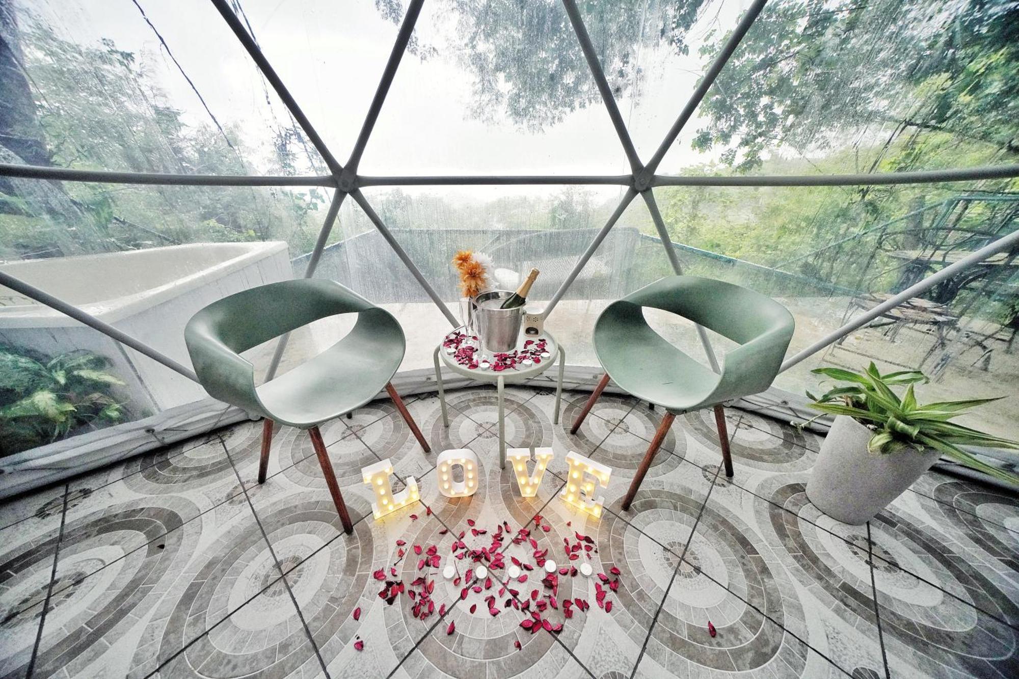 Domos Mirador Romantic Private Honeymoon Glamping Miramar Zewnętrze zdjęcie